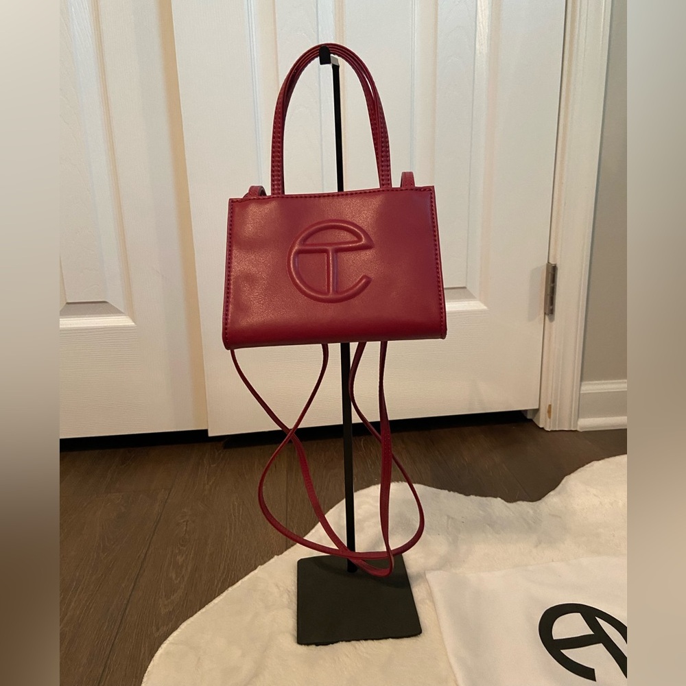 Telfar Small Shopping Bag Oxblood
